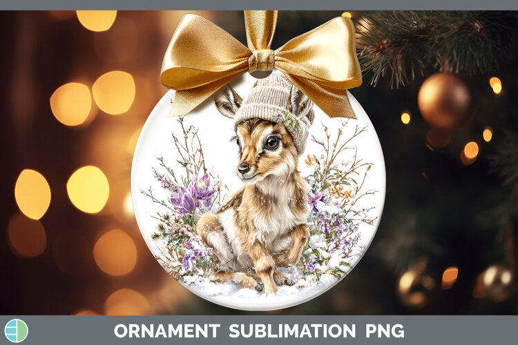 GorgeousSafari Winter Knit Hat Ornament design.