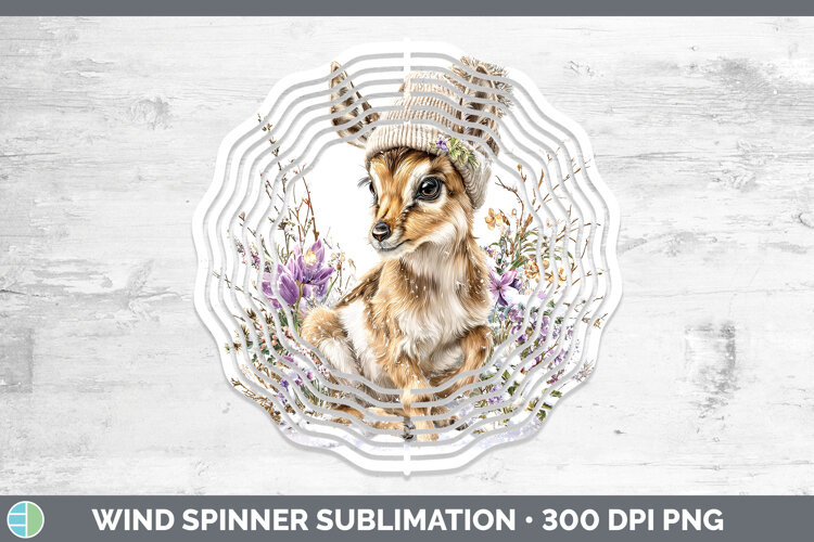 GorgeousSafari Winter Knit Hat Wind Spinner design.