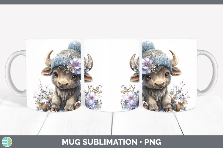 GorgeousSafari Winter Knit Hat Mug Wrap design.