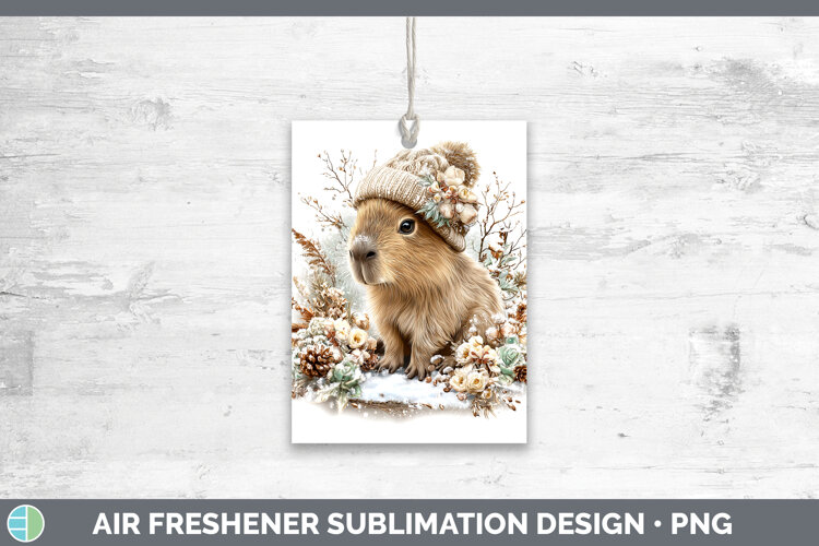 GorgeousSafari Winter Knit Hat Air Freshener design.