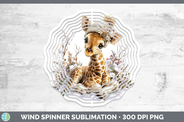 GorgeousSafari Winter Knit Hat Wind Spinner design.
