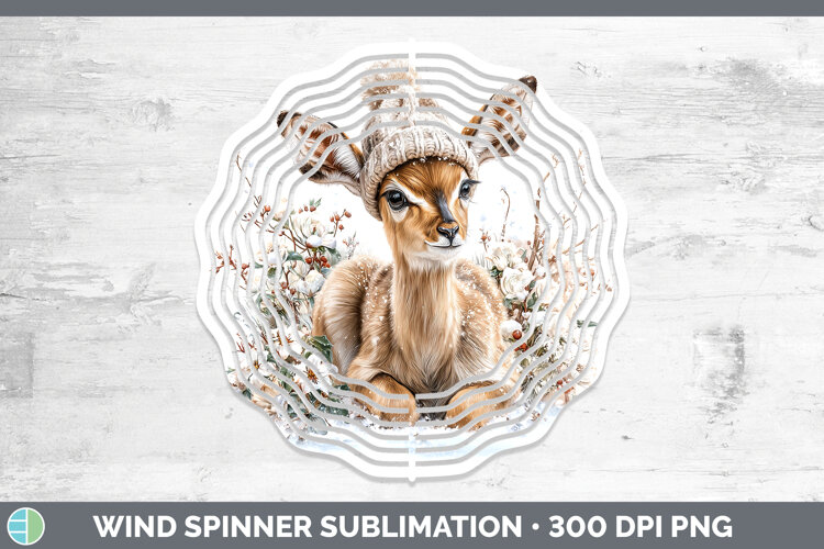GorgeousSafari Winter Knit Hat Wind Spinner design.