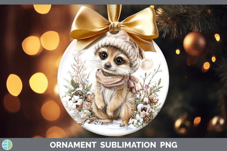 GorgeousSafari Winter Knit Hat Ornament design.