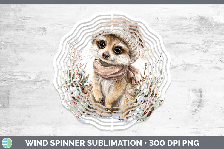GorgeousSafari Winter Knit Hat Wind Spinner design.