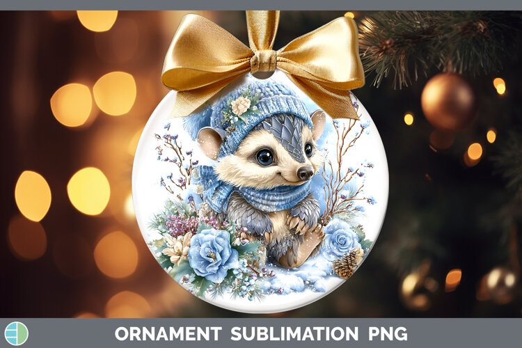 GorgeousSafari Winter Knit Hat Ornament design.
