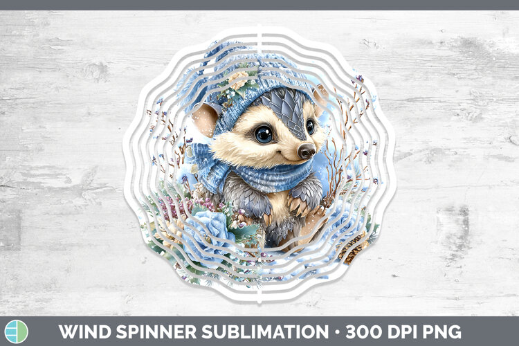 GorgeousSafari Winter Knit Hat Wind Spinner design.