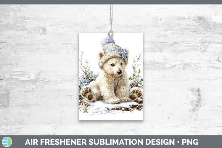GorgeousSafari Winter Knit Hat Air Freshener design.
