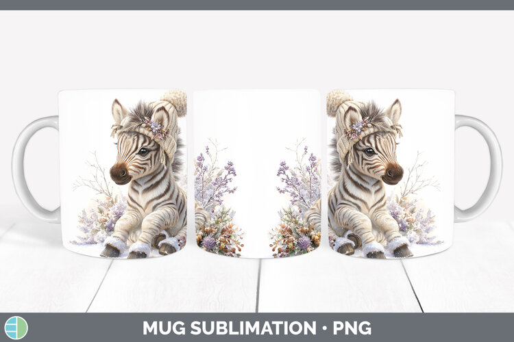 GorgeousSafari Winter Knit Hat Mug Wrap design.