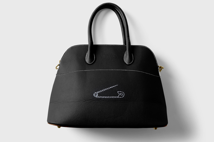 Safety Pin Linework Embroidery File