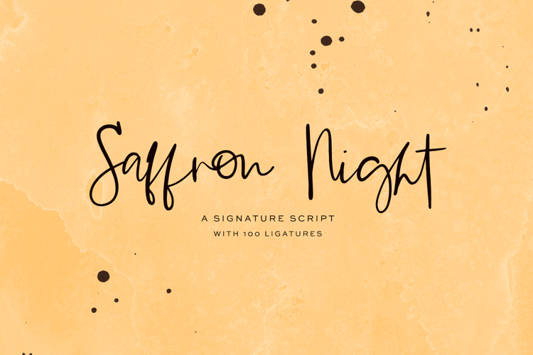 Saffron Night Script