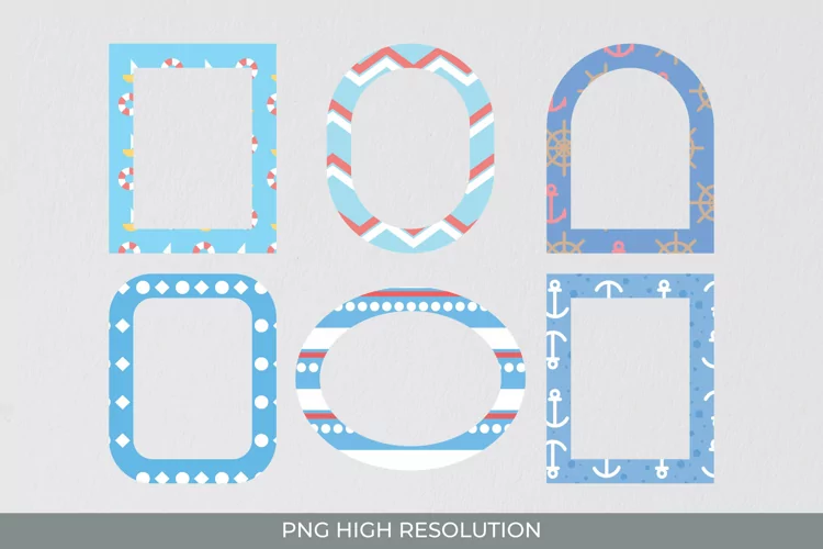 Sailor pattern Frame Set