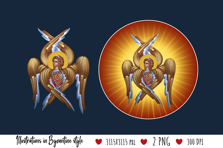 Saint Matthew the Apostle symbol. Christian Illustration