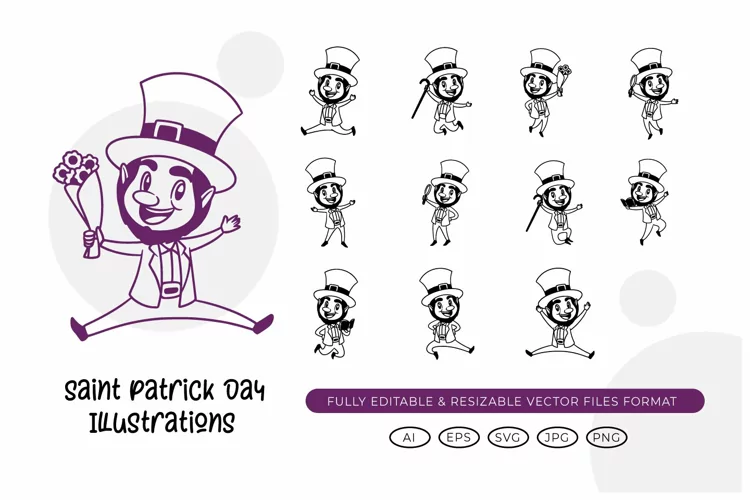 Saint Patrick Day Illustrations