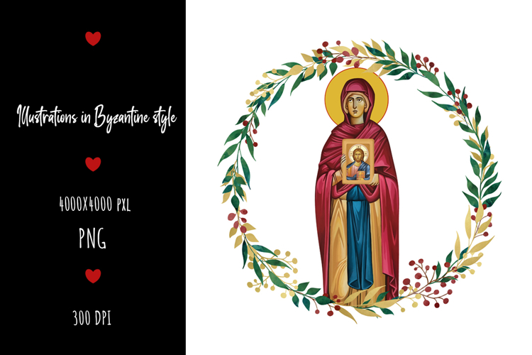 christening, vintage, religious, icon, communion, faith, sacrament, saviour, epiphany, christian, evangelical, orthodox, greek, art, saint, holy, king, baptism, confirmation, floral, religion, wreath, illustration, god, blessing, byzantine