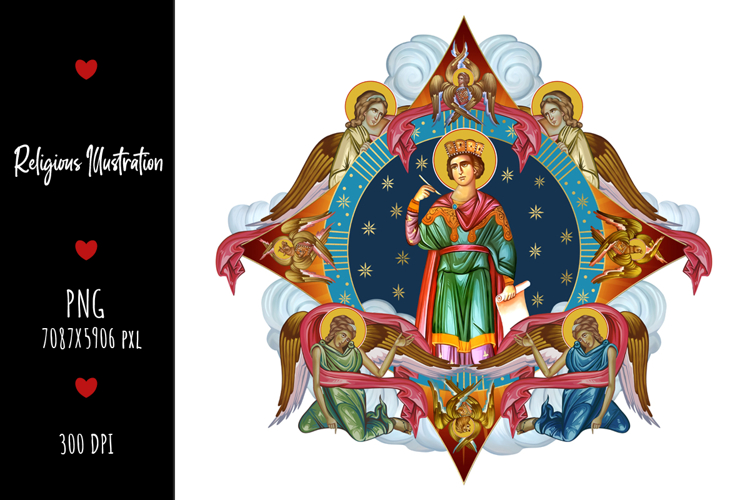 Saint Solomon Religious Illustration
