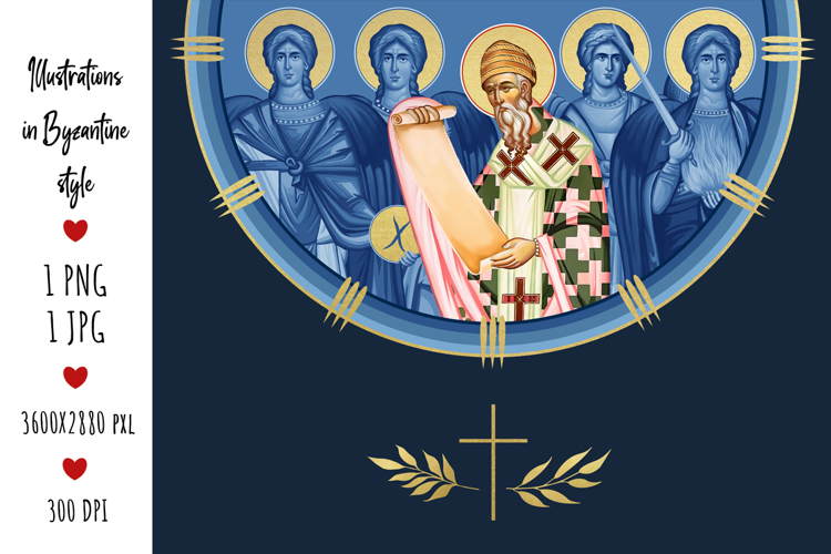 Saint Spyridon, Bishop of Trimythous and 4 Cardinal Points
