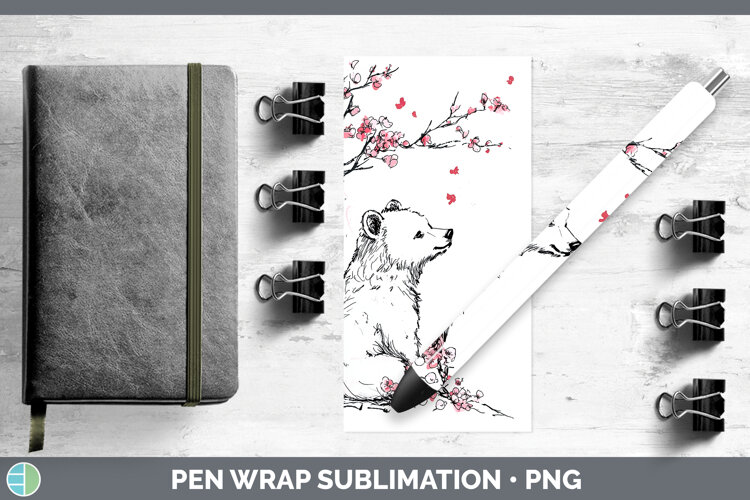 GorgeousSakura Pen Wrap design.