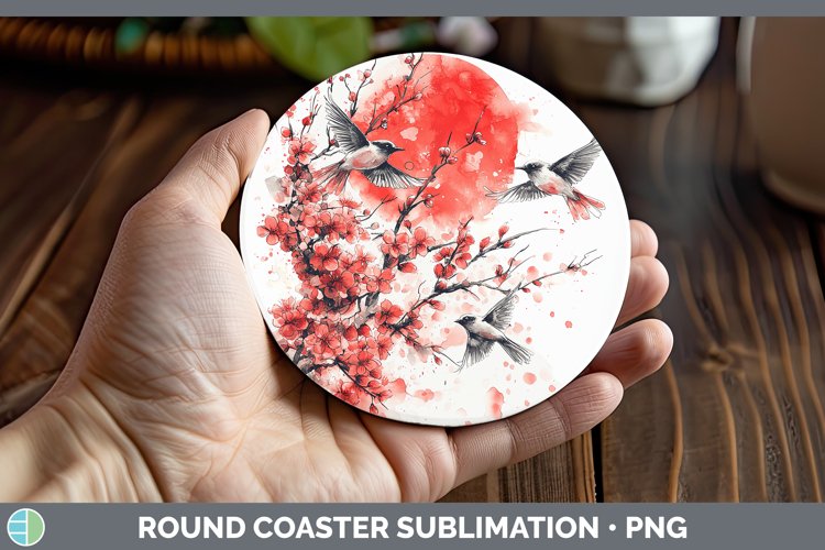 GorgeousSakura Round Coaster design.