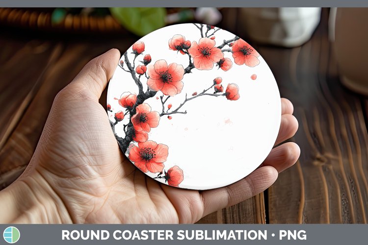 GorgeousSakura Round Coaster design.