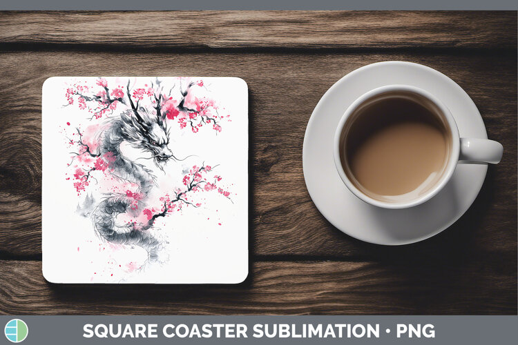 GorgeousSakura Square Coaster design.