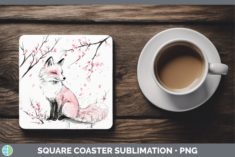 GorgeousSakura Square Coaster design.
