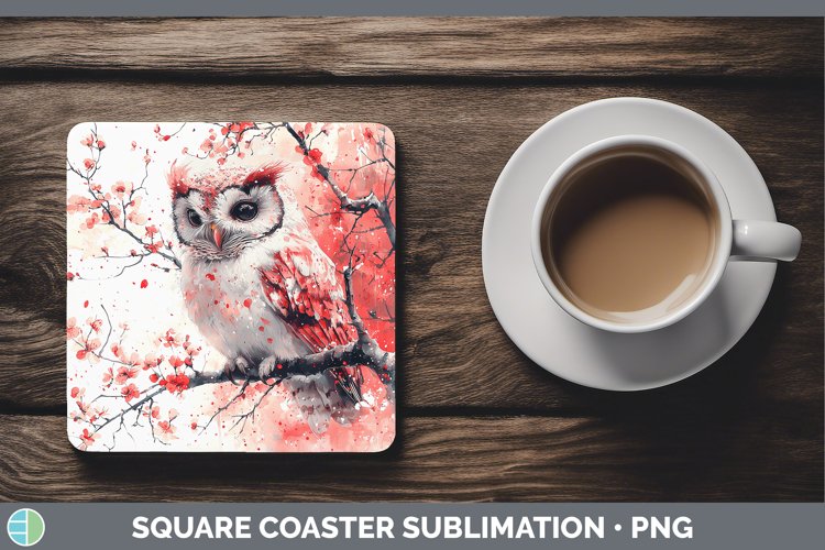 GorgeousSakura Square Coaster design.