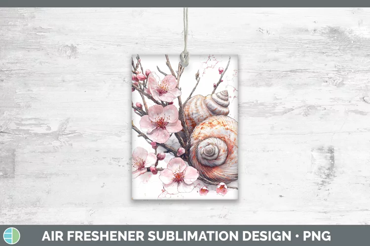 Sakura Seashell Air Freshener Sublimation Car Freshener Desi