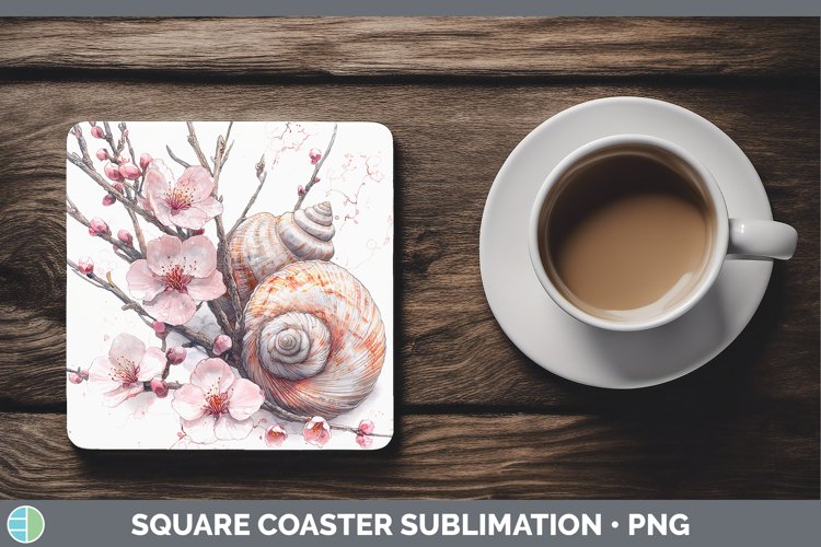 GorgeousSakura Square Coaster design.