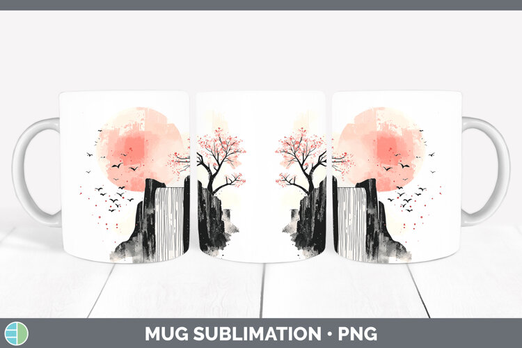 GorgeousSakura Mug Wrap design.