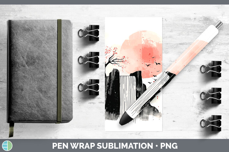 GorgeousSakura Pen Wrap design.