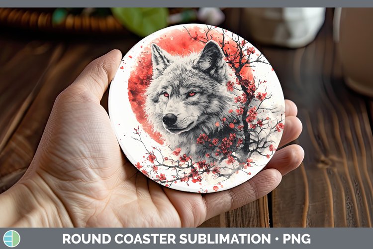 GorgeousSakura Round Coaster design.
