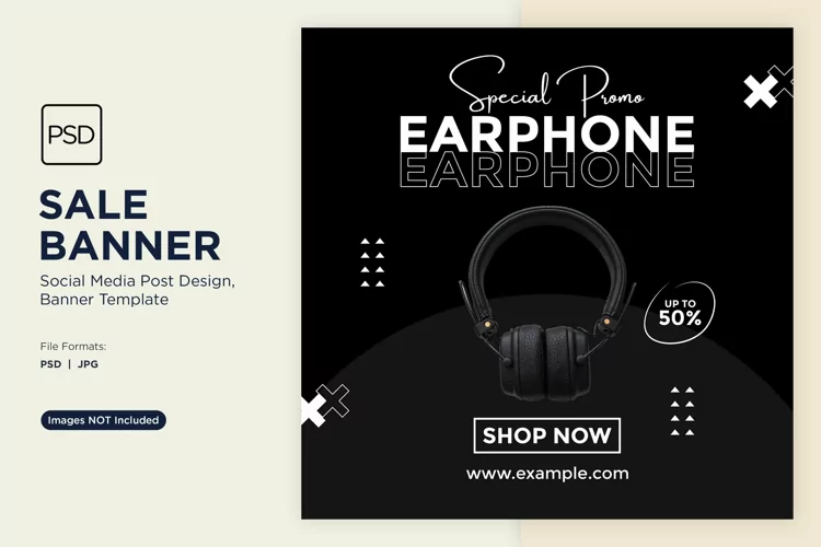 Special Sale on Electronic devices Banner Design Template