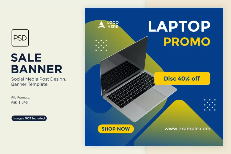 Special Sale on Electronic devices Banner Design Template