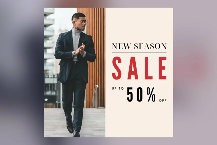 Fashion Frenzy Sale Banner Design Template