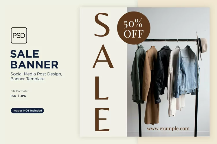 Fashion Frenzy Sale Banner Design Template