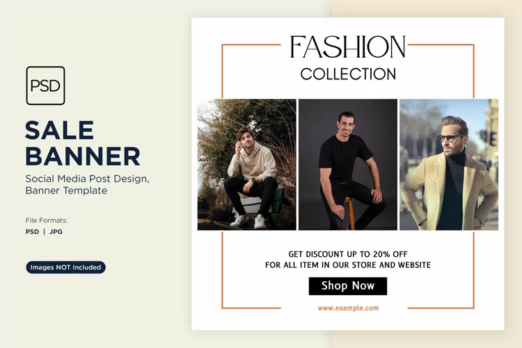 New Arrival Fashion Sale Banner Design Template