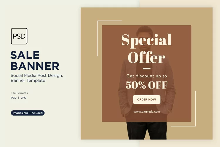 Fashion Frenzy Sale Banner Design Template