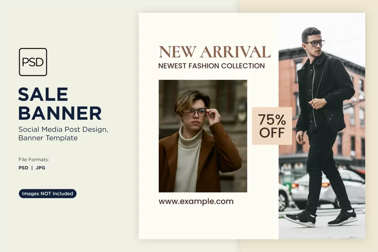 New Arrival Fashion Sale Banner Design Template