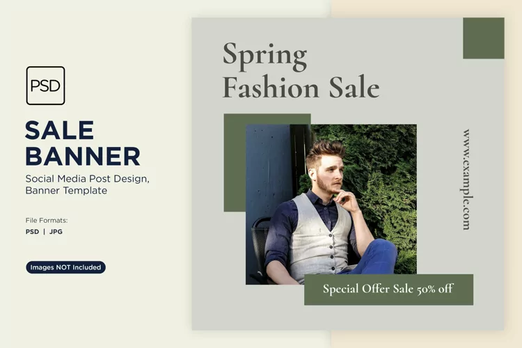Flash into Savings Flash Sale Banner Design Template