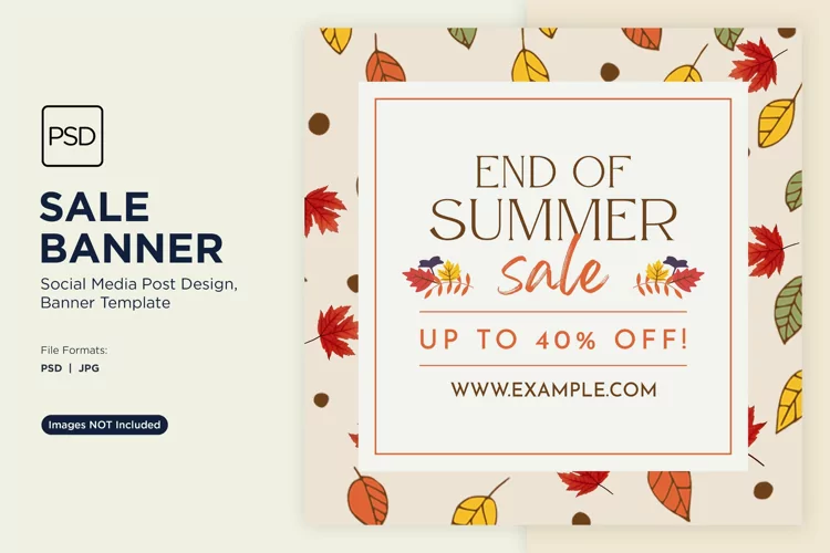 Summer Stylin Seasonal Sale Banner Design Template