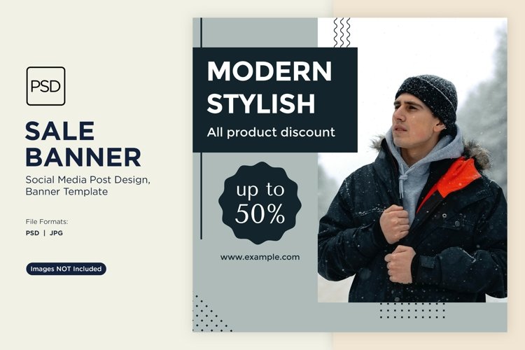 Hot Deals for Cool Days Winter Sale Specials Design Template example image 1