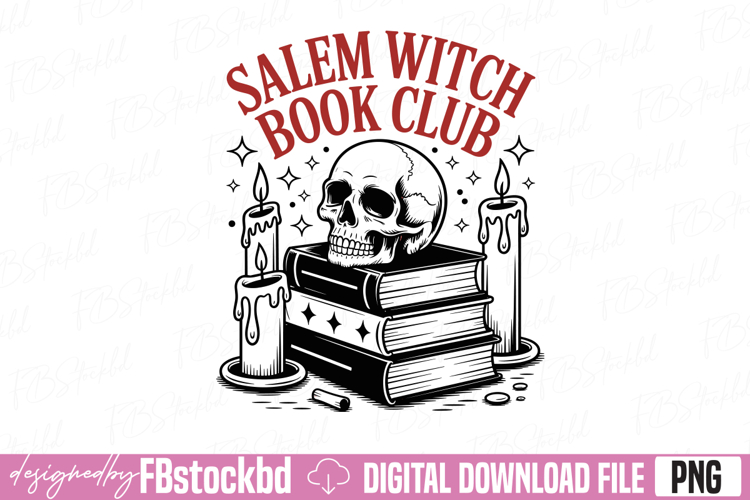 Salem Witch Book Club PNG