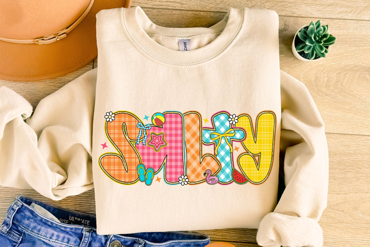 Salty PNG, Preppy Summer PNG, Summer Vibes PNG, Beach PNG