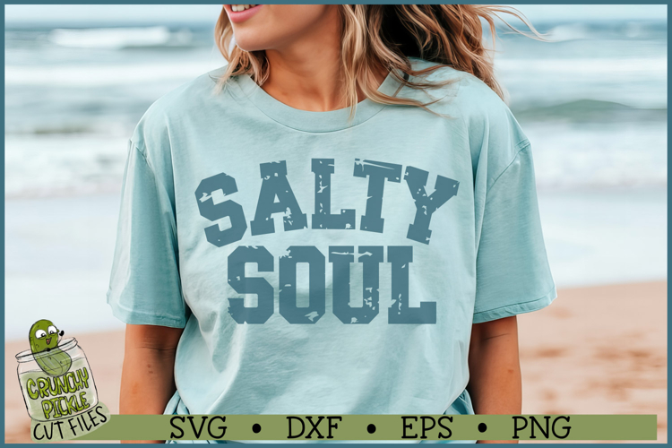 Salty Soul Distressed SVG File
