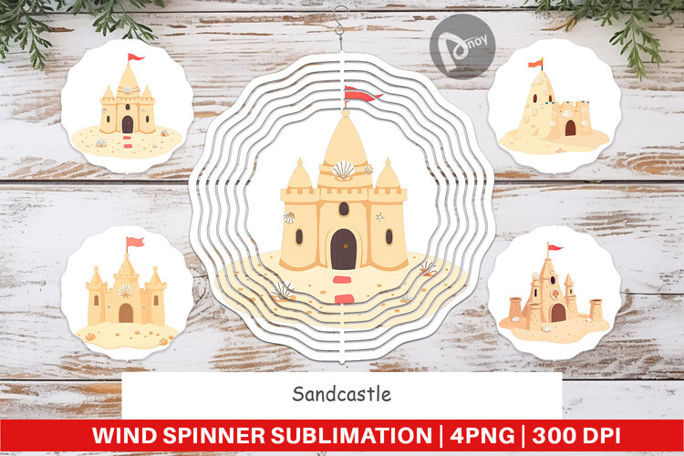 Wind Spinner Sandcastle example image 1