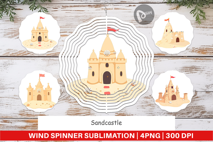 Wind Spinner Sandcastle