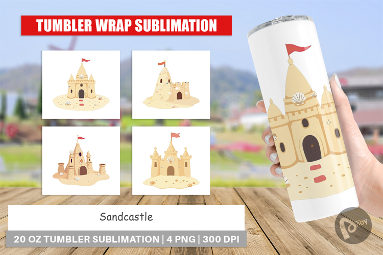 Tumbler Sandcastle