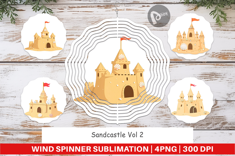 Wind Spinner Sandcastle