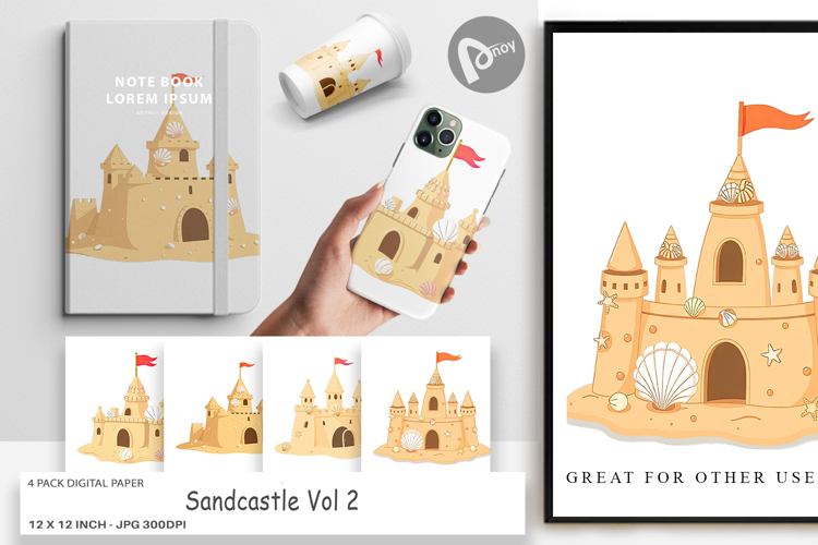 Summer Digital Paper Image 18