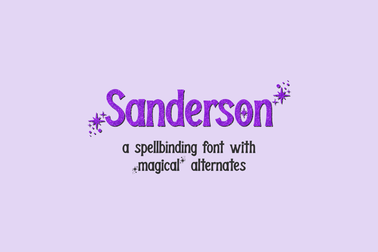 Sanderson Display Font